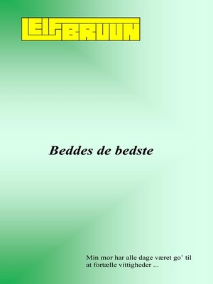 cover image of Beddes de bedste